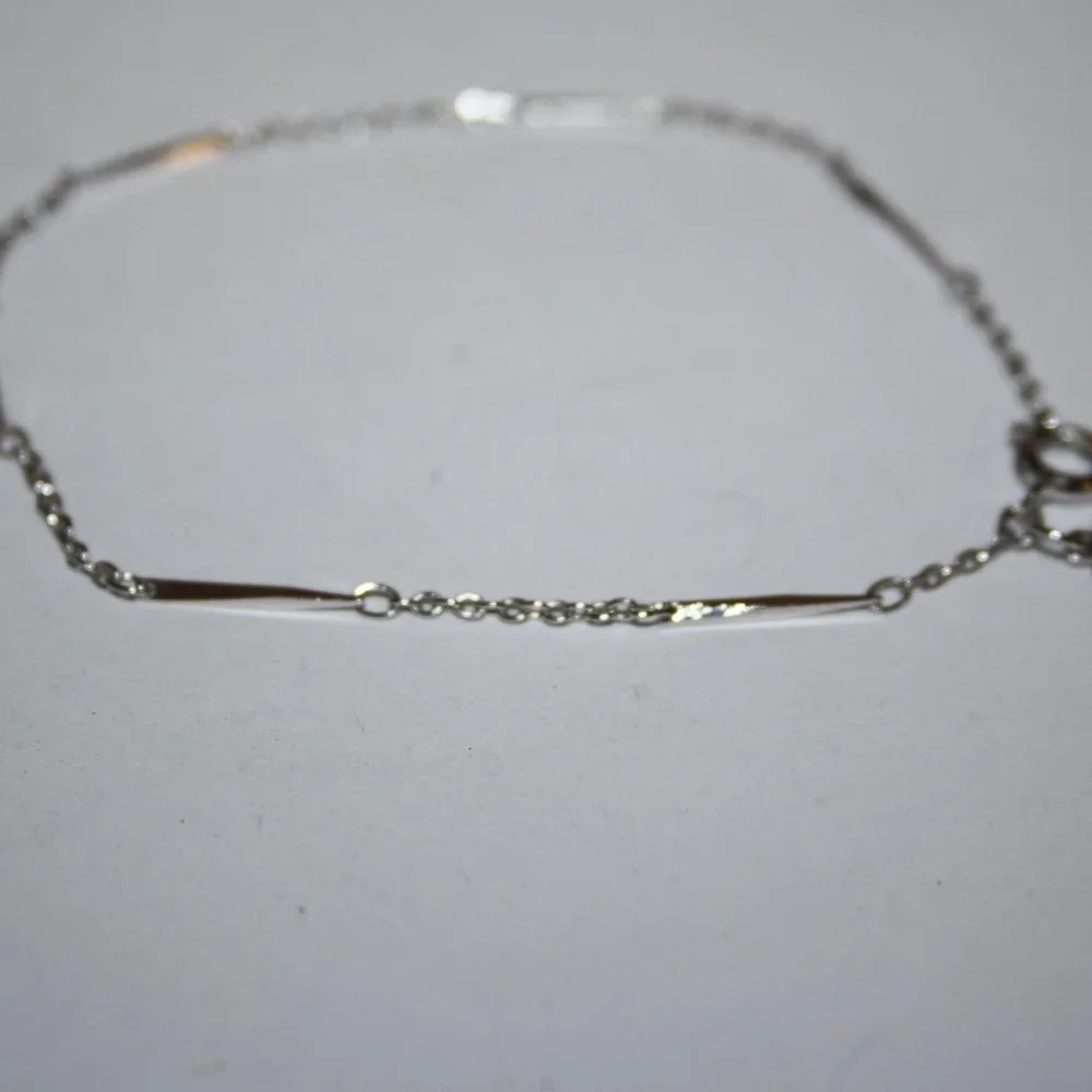 Beautiful silver chain bracelet 7.25